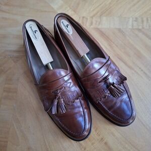 Johnston & Murphy Brown Leather Tassel Loafers